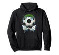 Soccer Glove Drip Player Fans Sports Hoodie - Minimalist Print Men Women - T-Shirt, Sweatshirt, Hoodie