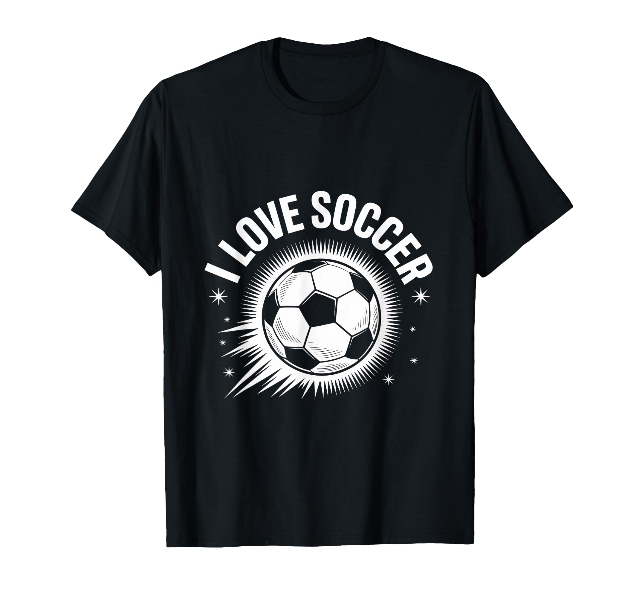 I Love Soccer Passionate Game Fan T-Shirt - Aesthetic Graphic for Adults - T-Shirt, Sweatshirt, Hoodie