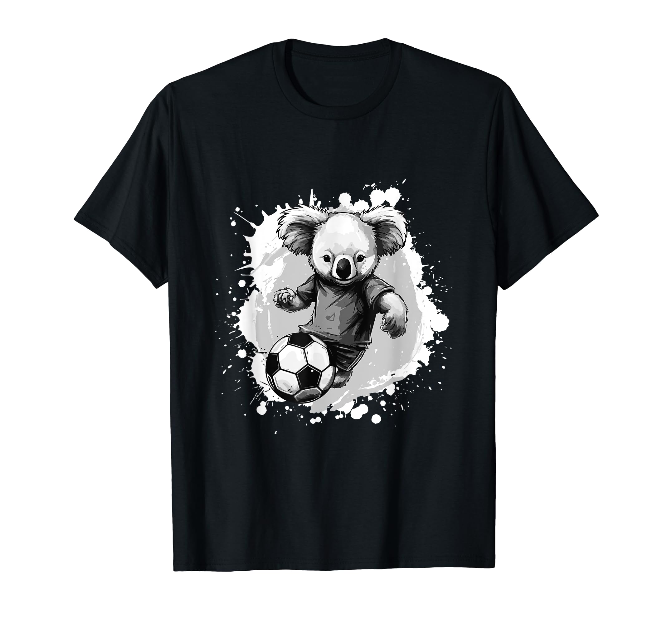 Koala Playing Soccer Team Sports T-Shirt - Custom Art Print for Adults - T-Shirt, Sweatshirt, Hoodie