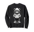 Camouflage Rapper Teddy Bear Camo Sweatshirt - Custom Art Print for Adults - T-Shirt, Sweatshirt, Hoodie