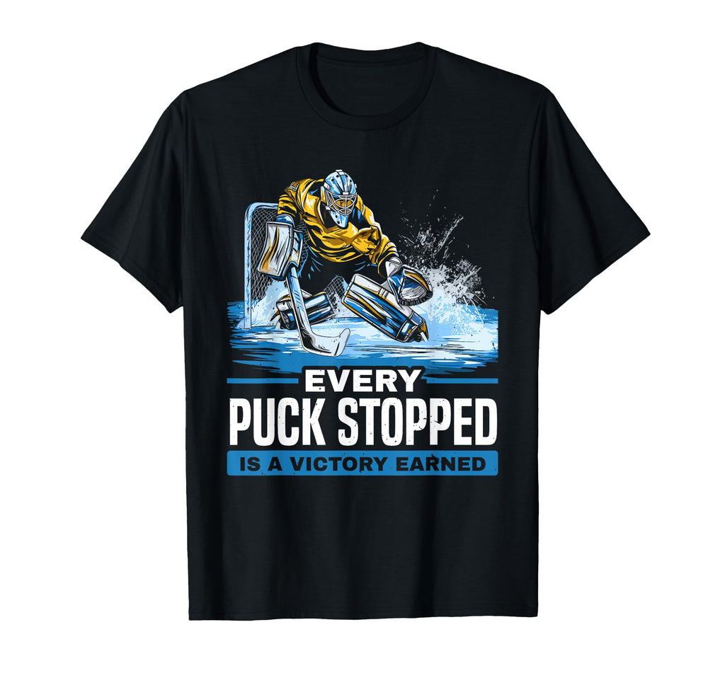 Ice Hockey Goalie Goaltender Keeper T-Shirt - Custom Art Print for Adults - T-Shirt, Sweatshirt, Hoodie