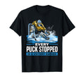 Ice Hockey Goalie Goaltender Keeper T-Shirt - Custom Art Print for Adults - T-Shirt, Sweatshirt, Hoodie