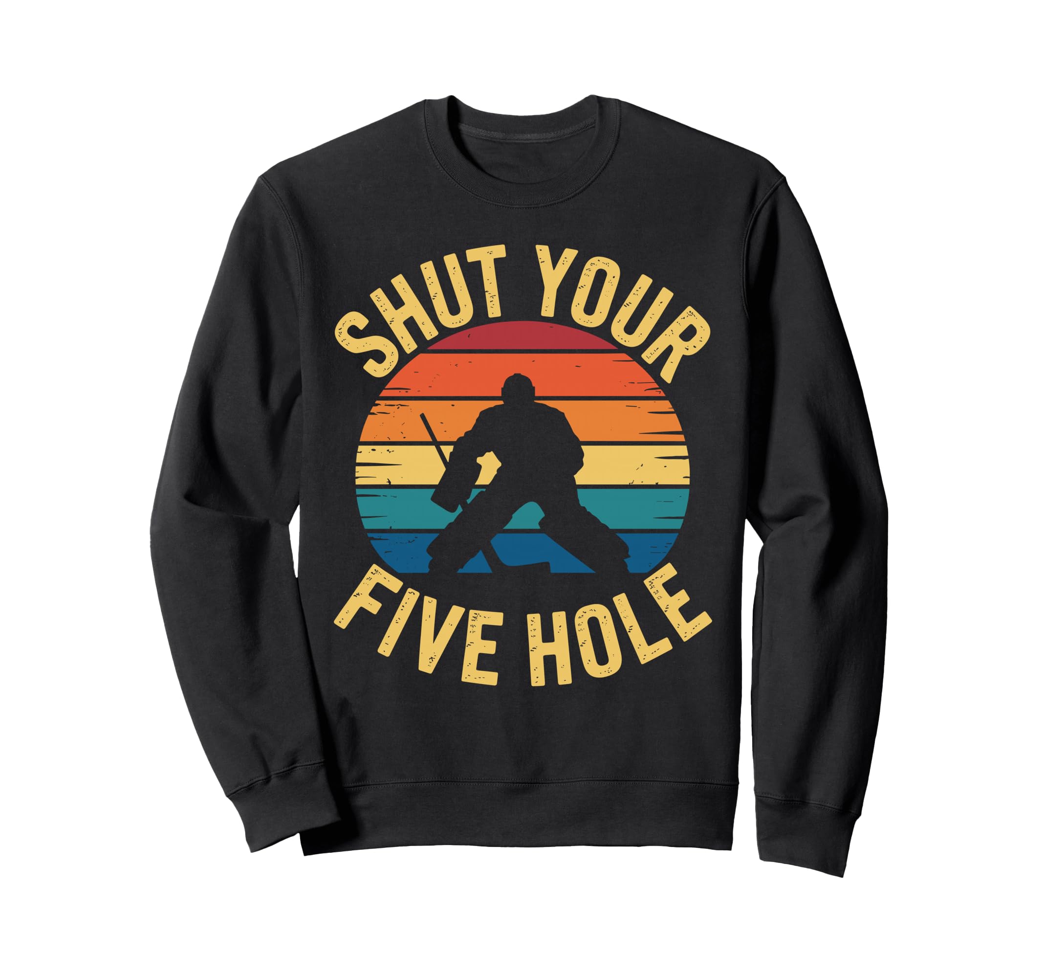 Funny Ice Hockey Goalie Art Ice Sweatshirt - Streetwear Style Unisex - T-Shirt, Sweatshirt, Hoodie