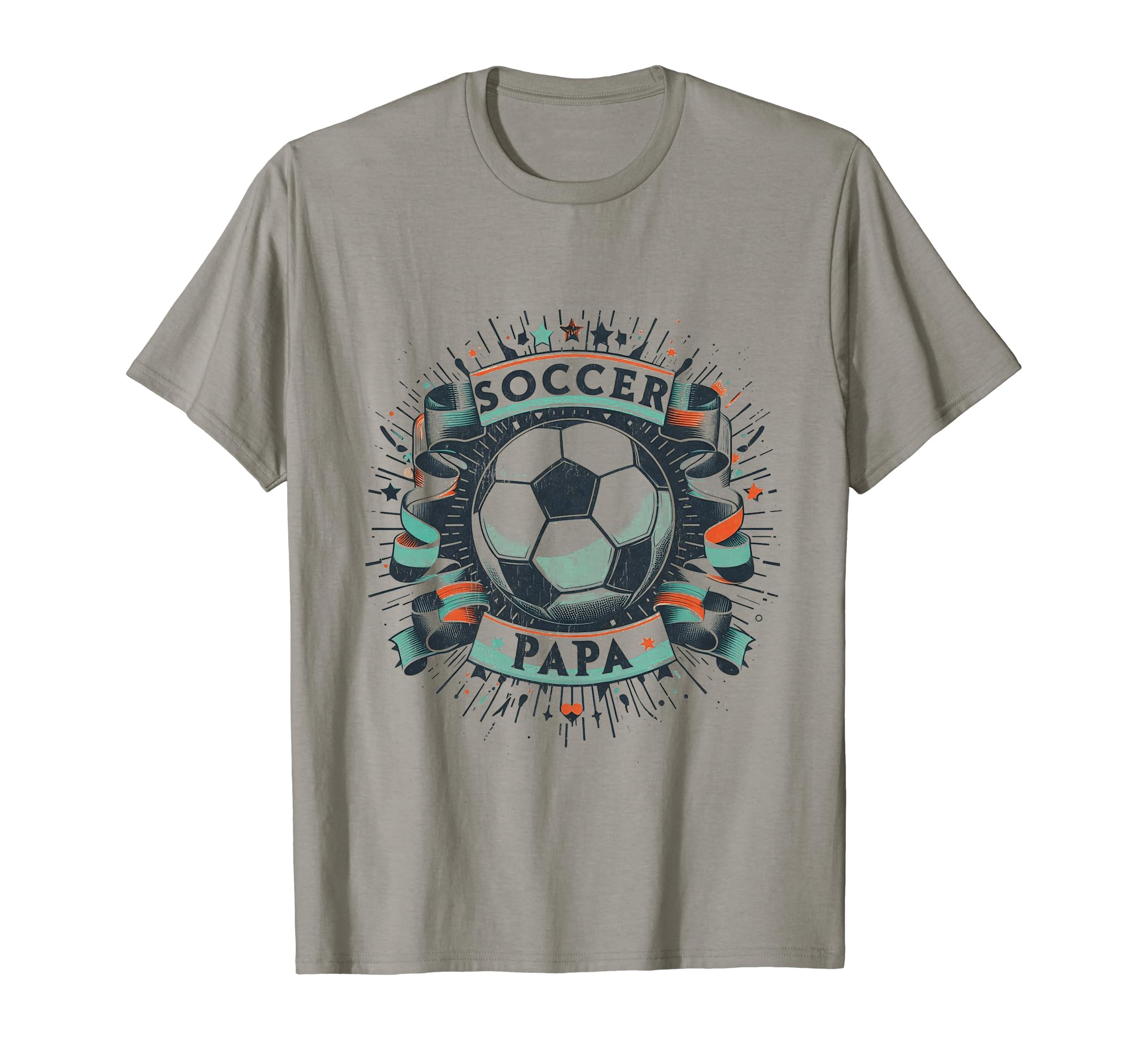 Soccer Papa Family Matching Dad Fathers T-Shirt - Graphic Print Men Women - T-Shirt, Sweatshirt, Hoodie