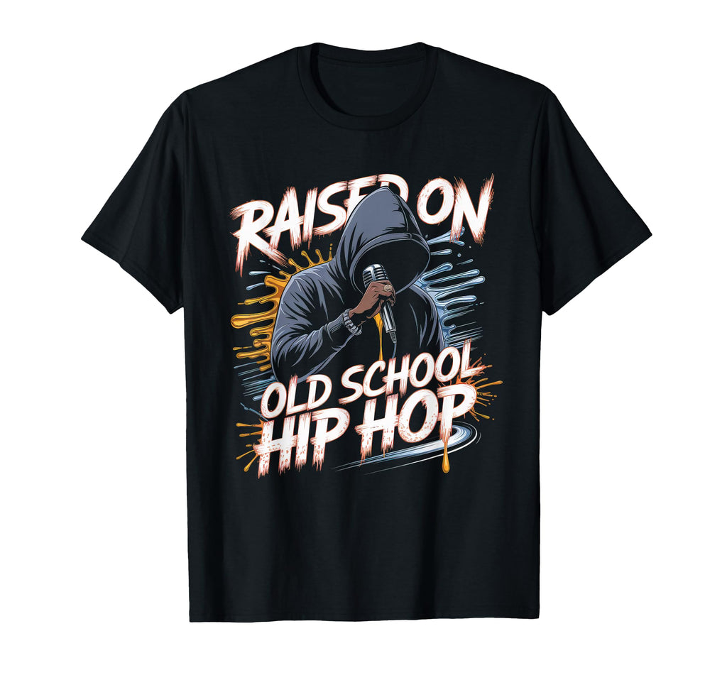 Raised Old School Hip Hop Cassette T-Shirt - Trendy Graphic Men Women - T-Shirt, Sweatshirt, Hoodie