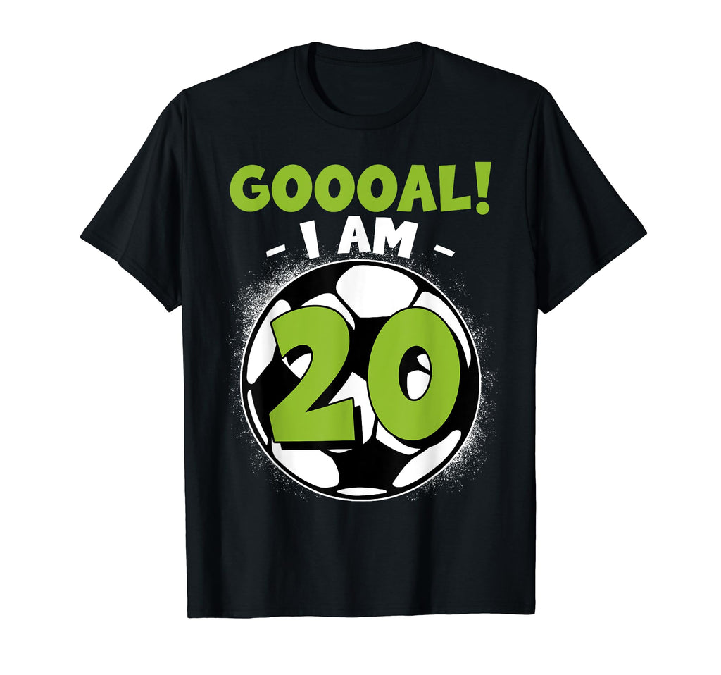 20 Year Old Birthday Soccer Themed 20Thb T-Shirt - Graphic Print Unisex - T-Shirt, Sweatshirt, Hoodie