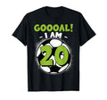 20 Year Old Birthday Soccer Themed 20Thb T-Shirt - Graphic Print Unisex - T-Shirt, Sweatshirt, Hoodie
