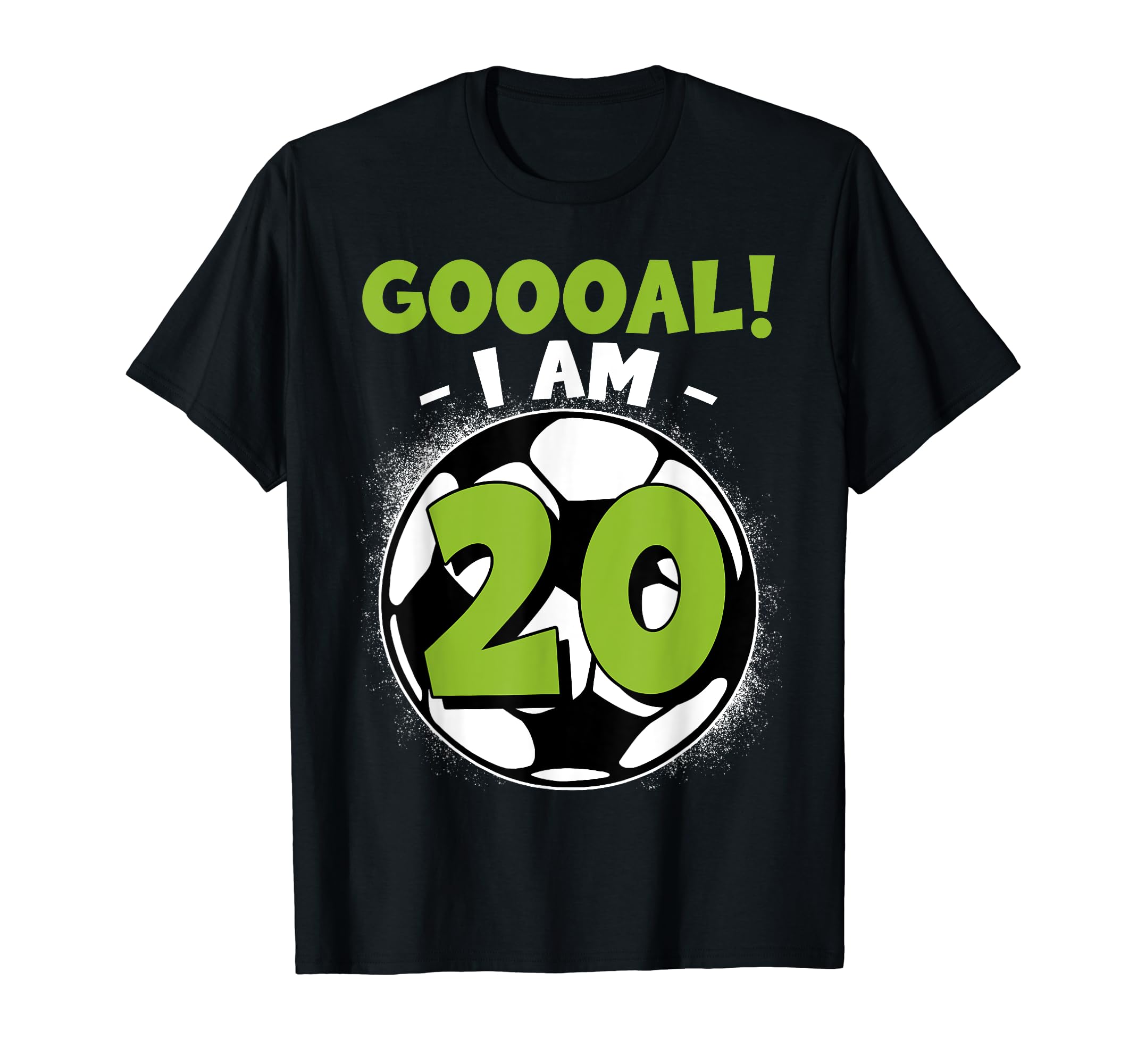 20 Year Old Birthday Soccer Themed 20Thb T-Shirt - Graphic Print Unisex - T-Shirt, Sweatshirt, Hoodie