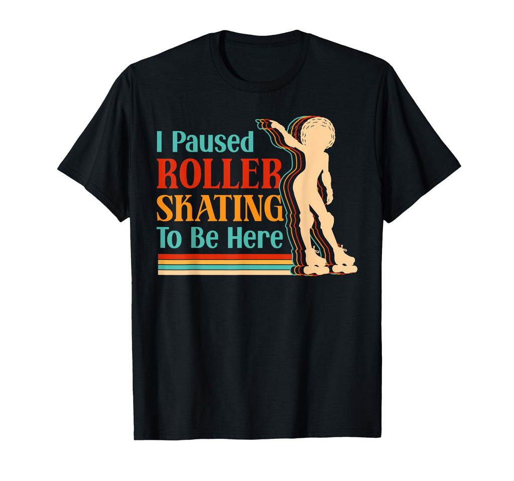 Roller Skating Skate 1970S Black Afro T-Shirt - Minimalist Print Men Women - T-Shirt, Sweatshirt, Hoodie