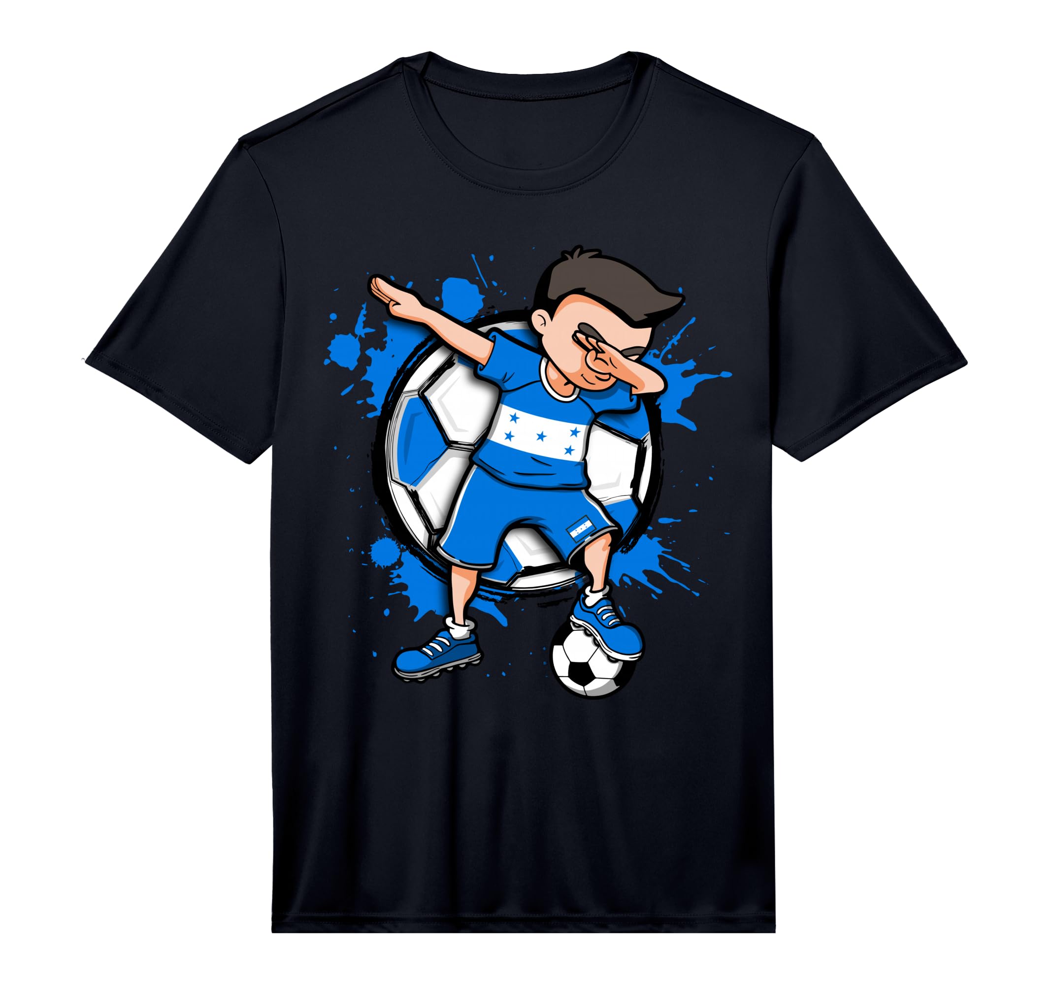 Dabbing Soccer Honduras Football T-Shirt - Fun Novelty Design for Adults - T-Shirt, Sweatshirt, Hoodie