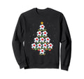 Holiday Sports Soccer Santa Sweatshirt - Aesthetic Graphic Unisex - T-Shirt, Sweatshirt, Hoodie