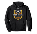 Best Coach Ever Soccer Coach Hoodie - Minimalist Print for Adults - T-Shirt, Sweatshirt, Hoodie
