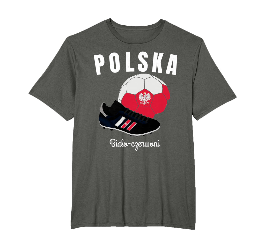 Soccer Polska Flag Poland Flags T-Shirt - Custom Art Print Men Women - T-Shirt, Sweatshirt, Hoodie