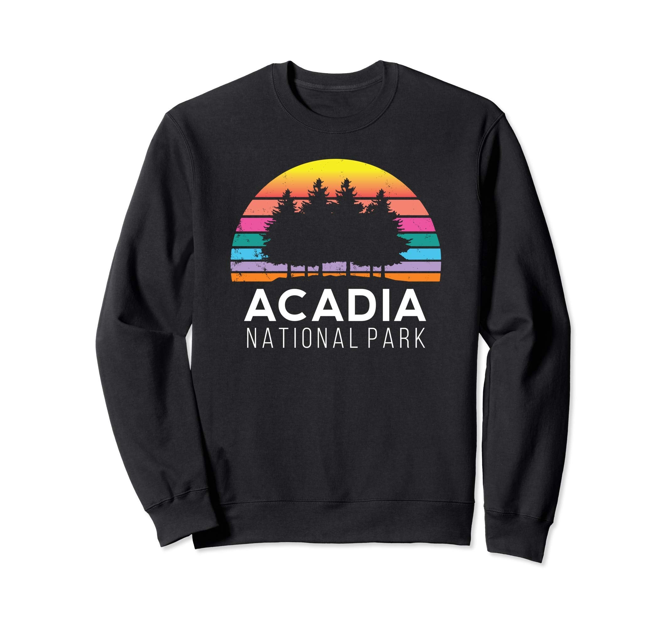 Acadia National Park Maine Hiking Sweatshirt - Graphic Print Men Women - T-Shirt, Sweatshirt, Hoodie