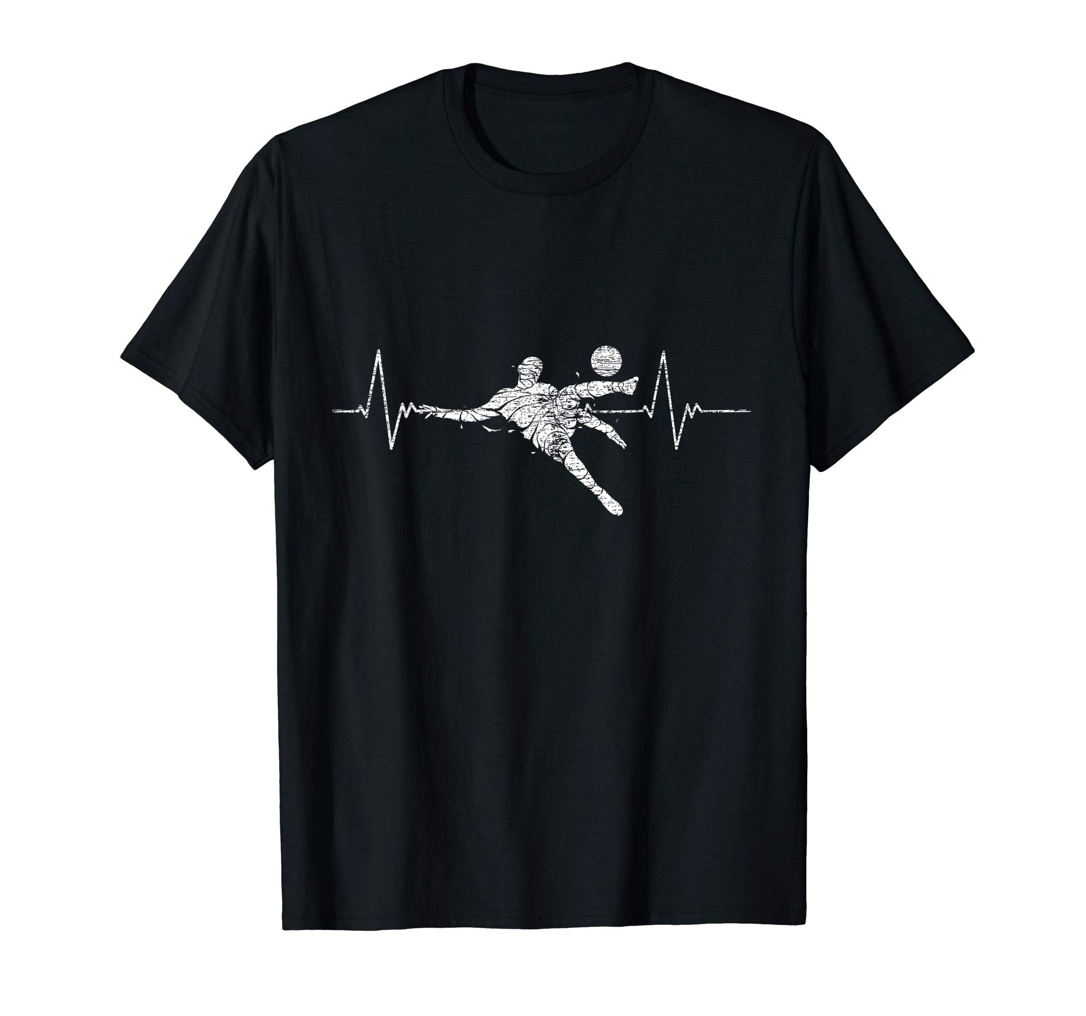 Soccer Player Heartbeat Gift T-Shirt - Custom Art Print Men Women - T-Shirt, Sweatshirt, Hoodie