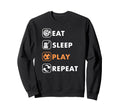 Trendy Eat Sleep Soccer Repeat List Sweatshirt - Trendy Graphic for Adults - T-Shirt, Sweatshirt, Hoodie