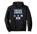 Arcade Gamer Gaming Pixel Space Invasion Hoodie - Unique Graphic for Adults - T-Shirt, Sweatshirt, Hoodie