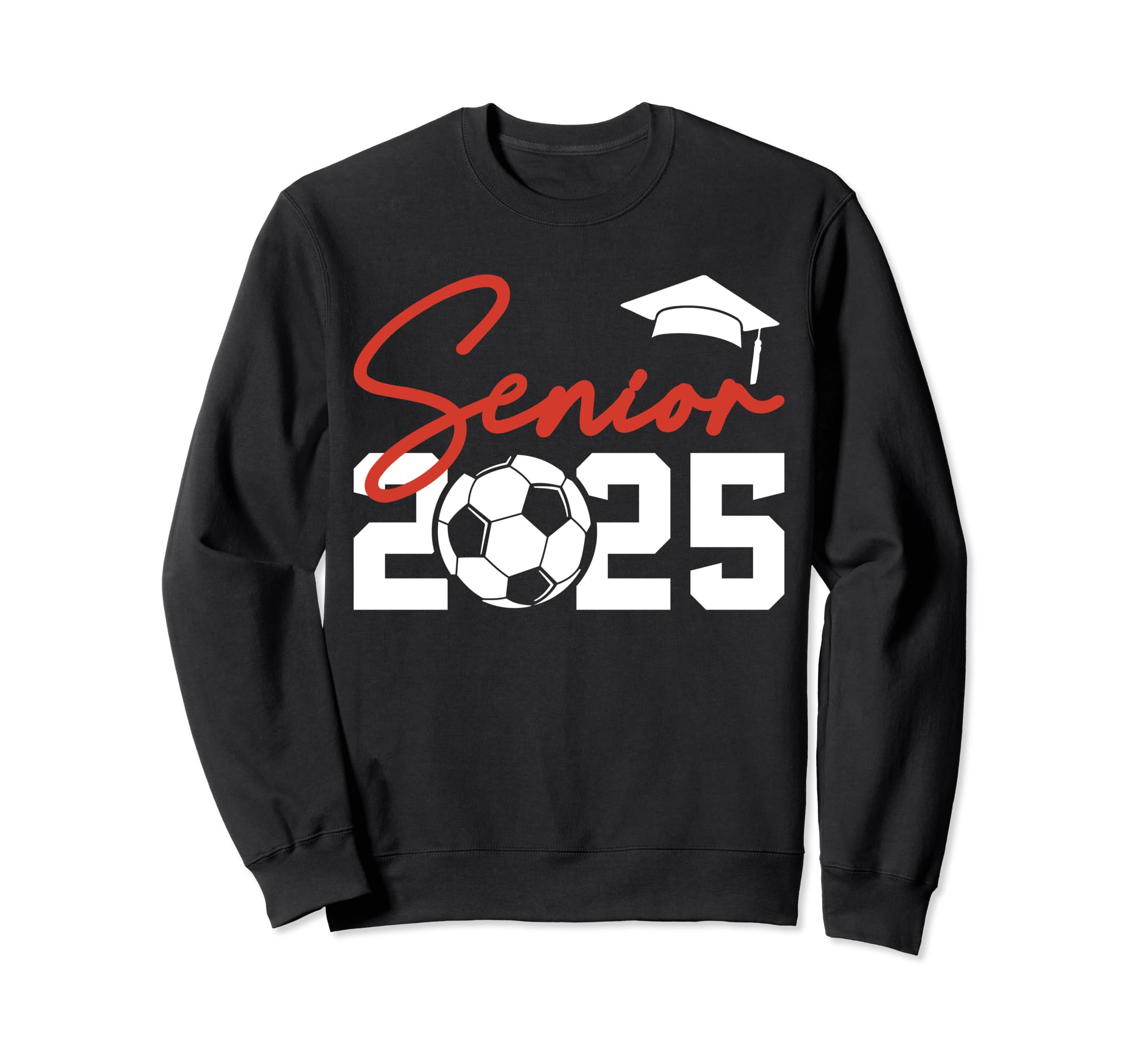Class 2025 Graduation Senior Soccer Sweatshirt - Aesthetic Graphic Unisex - T-Shirt, Sweatshirt, Hoodie
