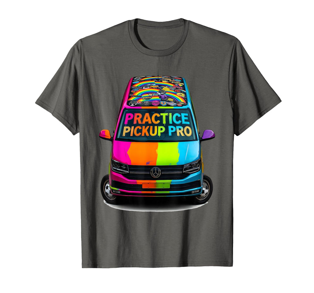 Practice Pickup Pro Soccer Mom T-Shirt - Novelty Apparel for Adults - T-Shirt, Sweatshirt, Hoodie