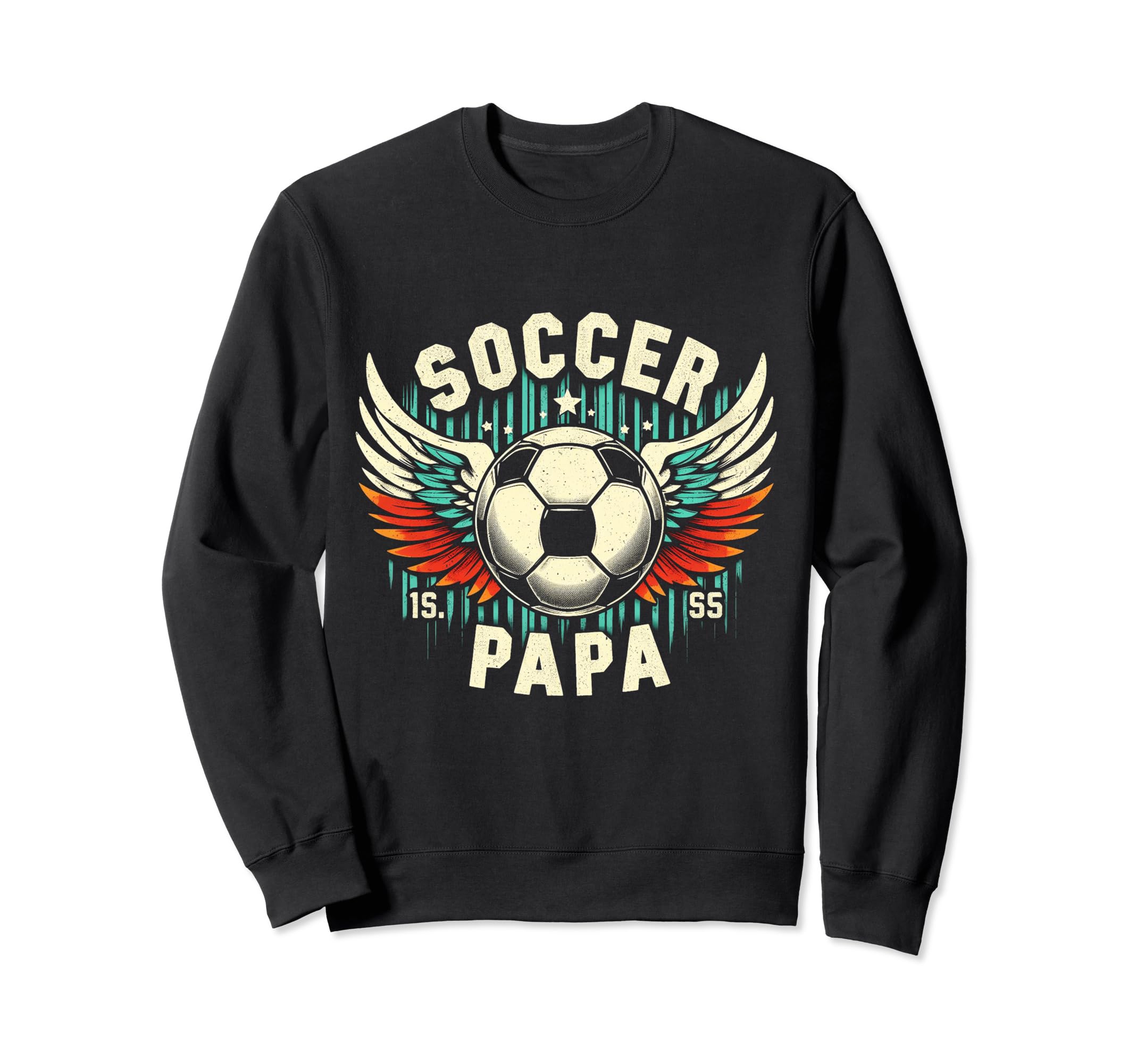 Soccer Papa Family Matching Dad Sweatshirt - Fun Novelty Design for Adults - T-Shirt, Sweatshirt, Hoodie