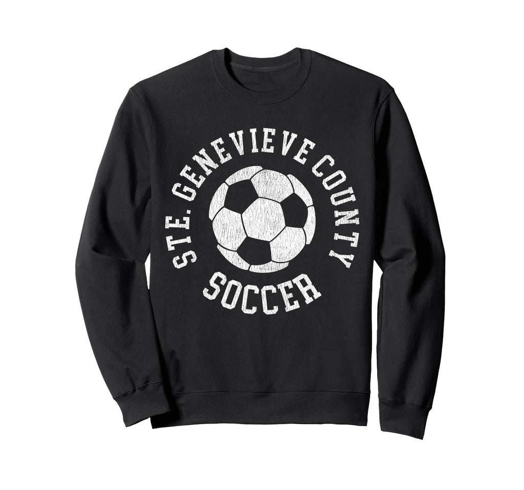 Ste Genevieve County Soccer Sweatshirt - Fun Novelty Design for Adults - T-Shirt, Sweatshirt, Hoodie
