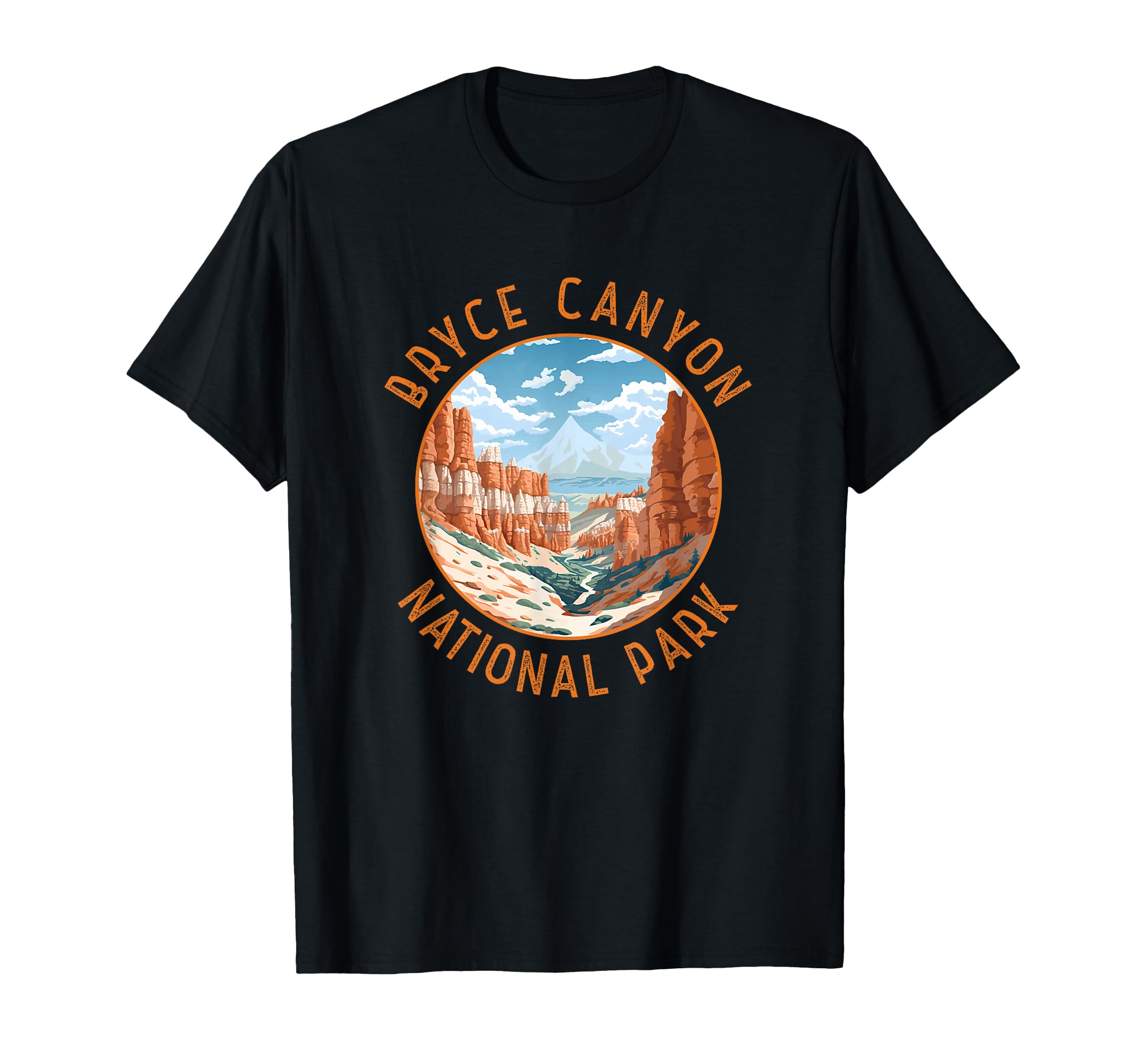 Bryce Canyon National Park Illustration T-Shirt - Graphic Print for Adults - T-Shirt, Sweatshirt, Hoodie