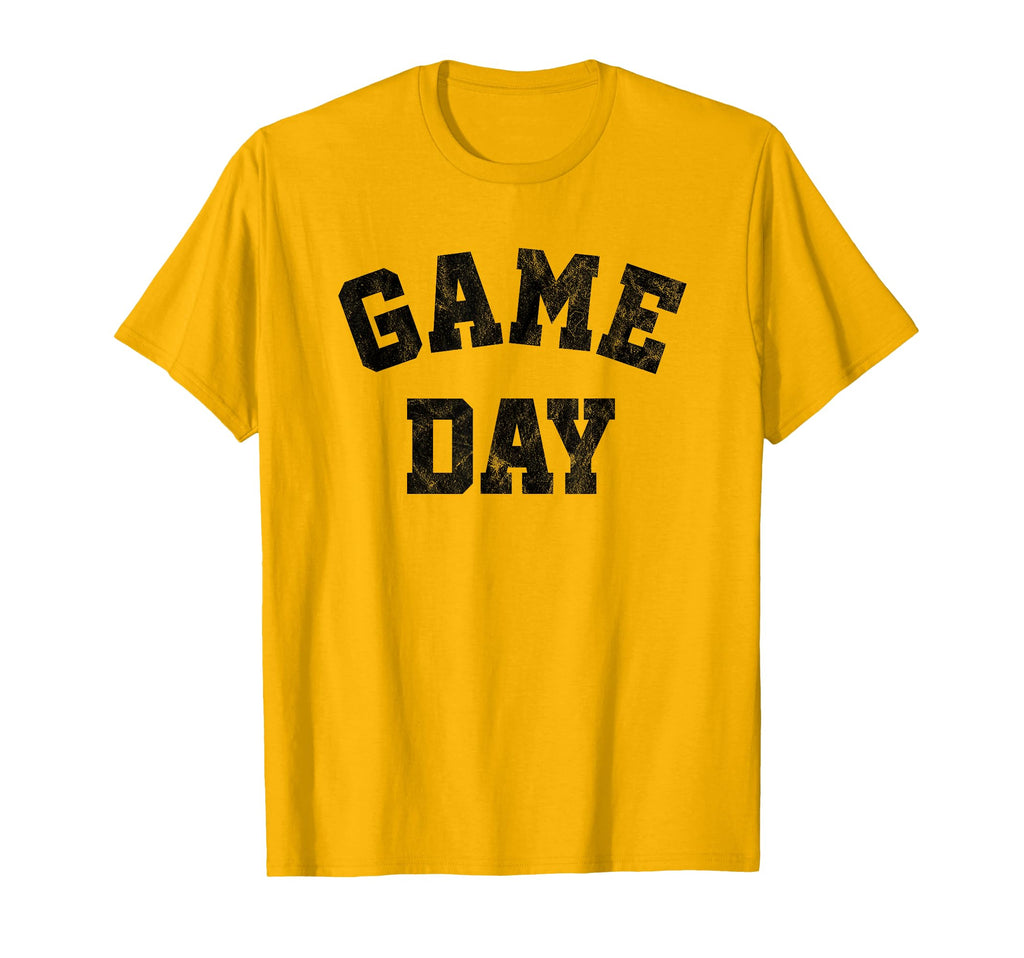Football Sports Game Day Black T-Shirt - Casual Everyday Wear Men Women - T-Shirt, Sweatshirt, Hoodie