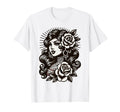 Gypsy Lady Tattoo T-Shirt - Custom Art Print Men Women - T-Shirt, Sweatshirt, Hoodie