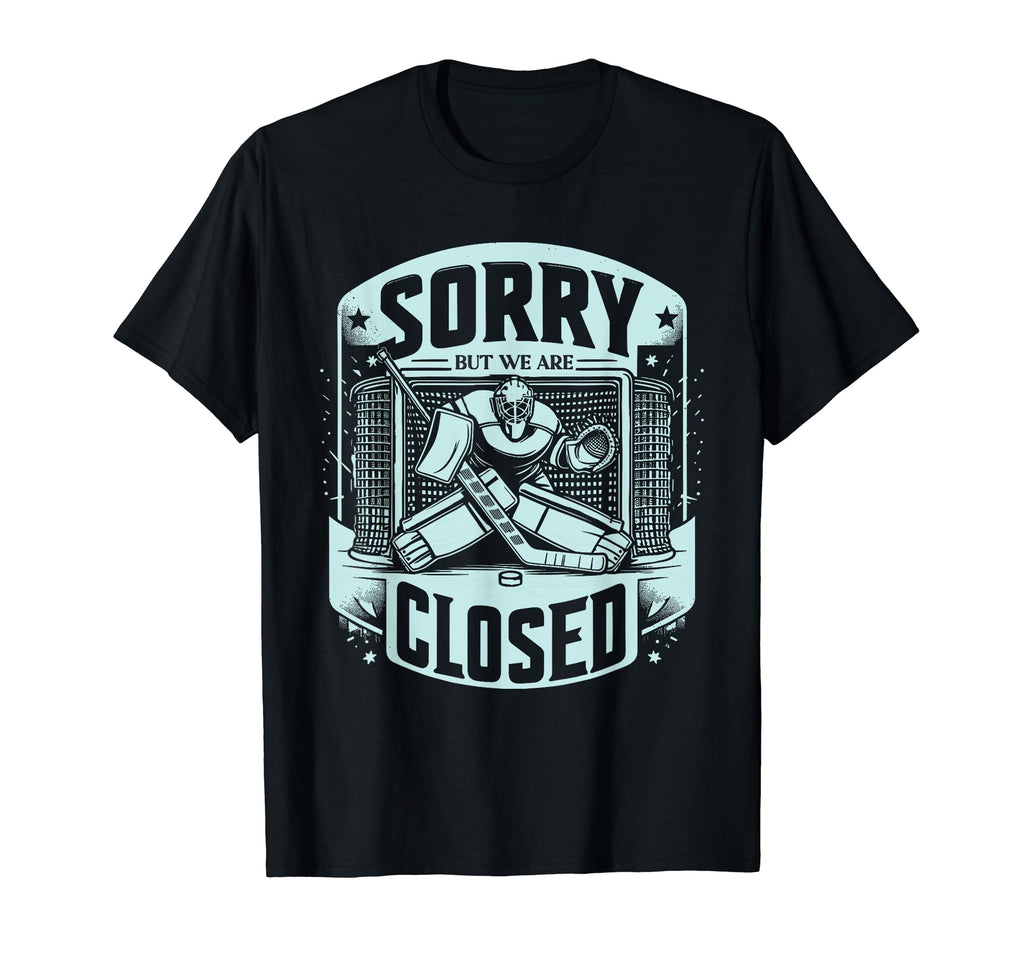 Goaltender Goalkeeper Ice Hockey T-Shirt - Aesthetic Graphic for Adults - T-Shirt, Sweatshirt, Hoodie