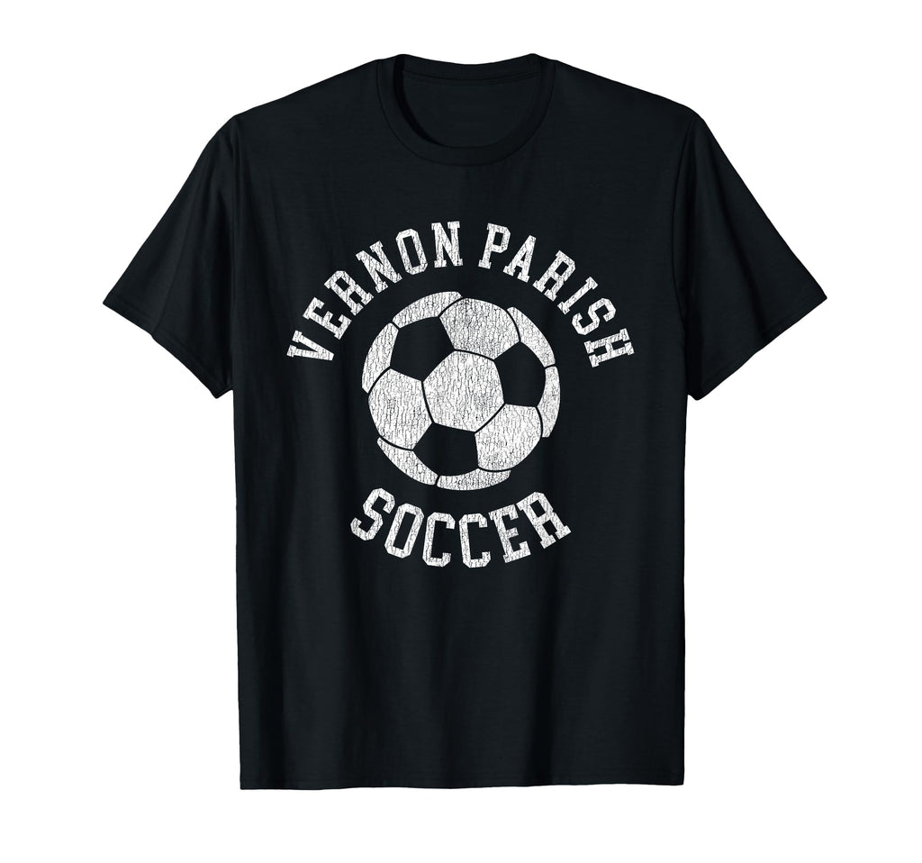Vernon Parish Soccer Distressed 90S T-Shirt - Unique Graphic for Adults - T-Shirt, Sweatshirt, Hoodie