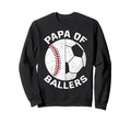 Funny Papa Son Daughter Ballers Sweatshirt - Aesthetic Graphic Men Women - T-Shirt, Sweatshirt, Hoodie