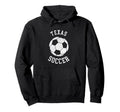 Texas Soccer Distressed 90S Hoodie - Fun Novelty Design for Adults - T-Shirt, Sweatshirt, Hoodie