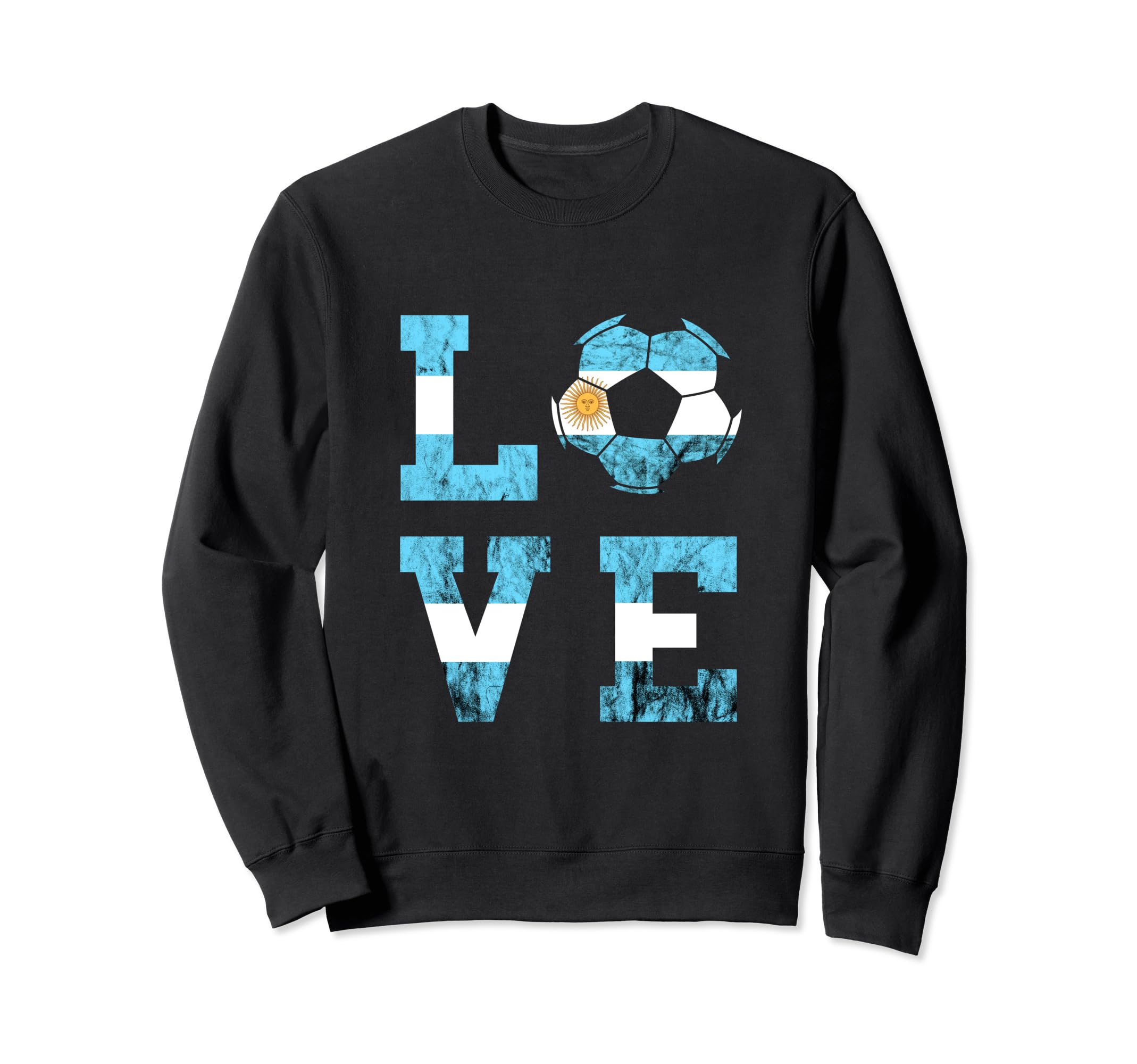Argentina Love Ball Argentina Soccer Sweatshirt - Trendy Graphic Men Women - T-Shirt, Sweatshirt, Hoodie