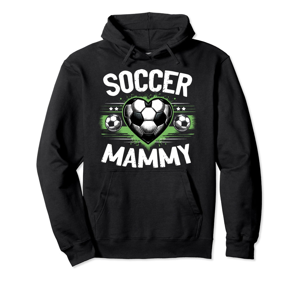 Soccer Mammy Family Soccer Hoodie - Graphic Print Men Women - T-Shirt, Sweatshirt, Hoodie