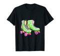 Roller Skates Stars Green Roller T-Shirt - Novelty Apparel Unisex - T-Shirt, Sweatshirt, Hoodie
