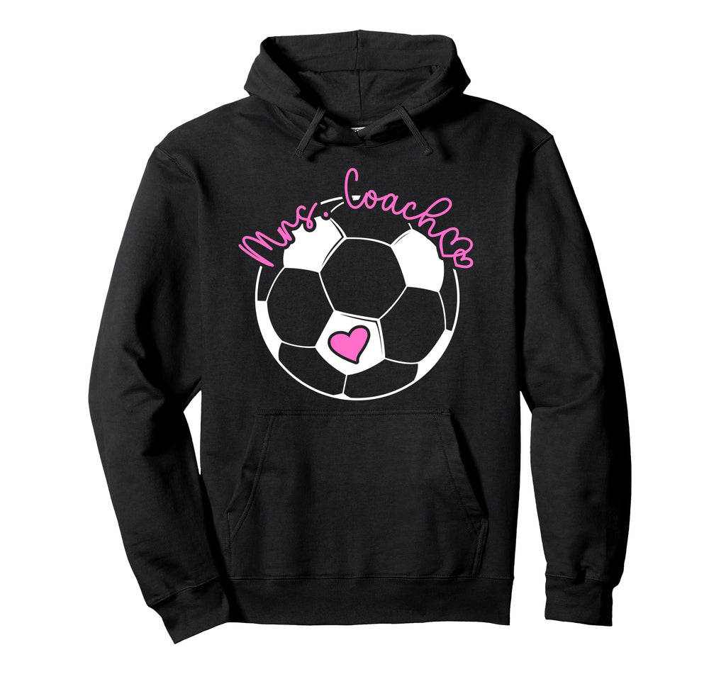 Mrs Coach Soccer Coach Wife Soccer Hoodie - Custom Art Print for Adults - T-Shirt, Sweatshirt, Hoodie