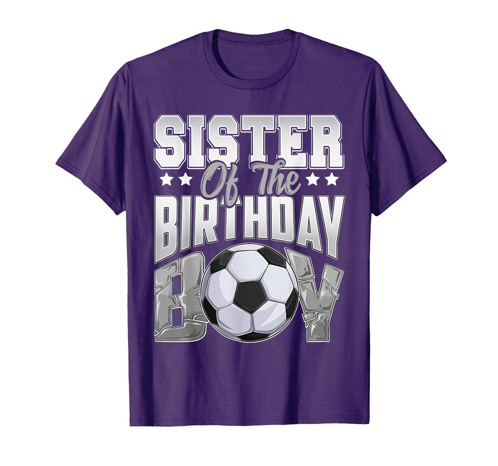 Sister Soccer Birthday Family Baller B T-Shirt - Minimalist Print Unisex - T-Shirt, Sweatshirt, Hoodie