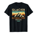 Glacier Est 1910 Montana National T-Shirt - Fun Novelty Design for Adults - T-Shirt, Sweatshirt, Hoodie