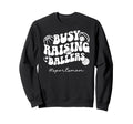 Busy Raising Ballers Sports Mom Sweatshirt - Custom Art Print Unisex - T-Shirt, Sweatshirt, Hoodie