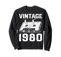 Birthday Best 1980 Bday 1980 Sweatshirt - Fun Novelty Design for Adults - T-Shirt, Sweatshirt, Hoodie