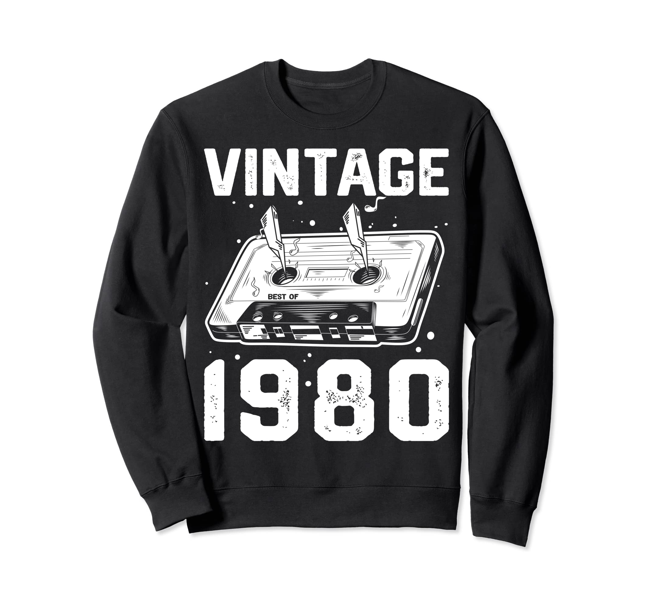 Birthday Best 1980 Bday 1980 Sweatshirt - Fun Novelty Design for Adults - T-Shirt, Sweatshirt, Hoodie