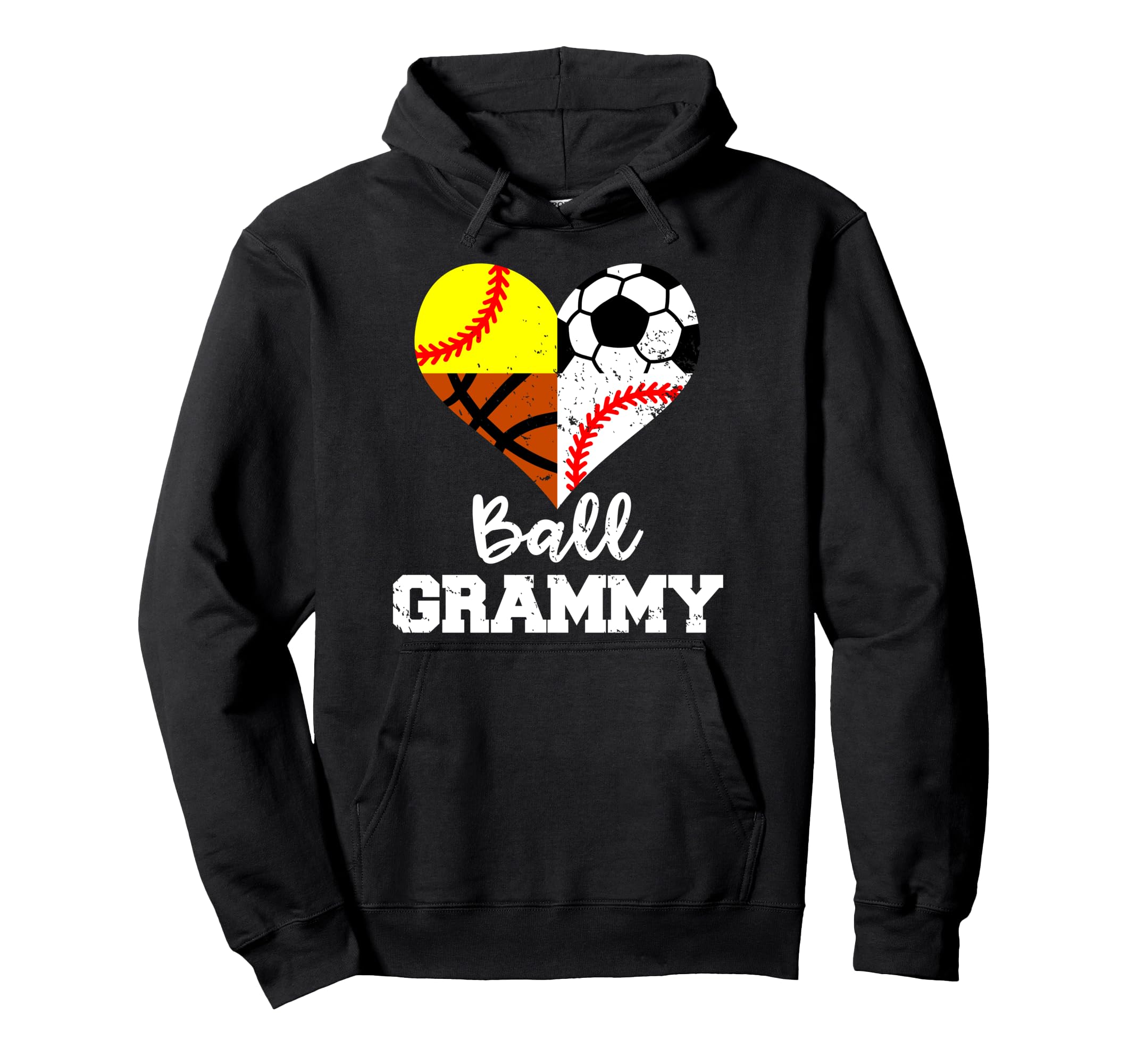 Ball Grammy Soccer Baseball Softball Hoodie - Graphic Print Men Women - T-Shirt, Sweatshirt, Hoodie