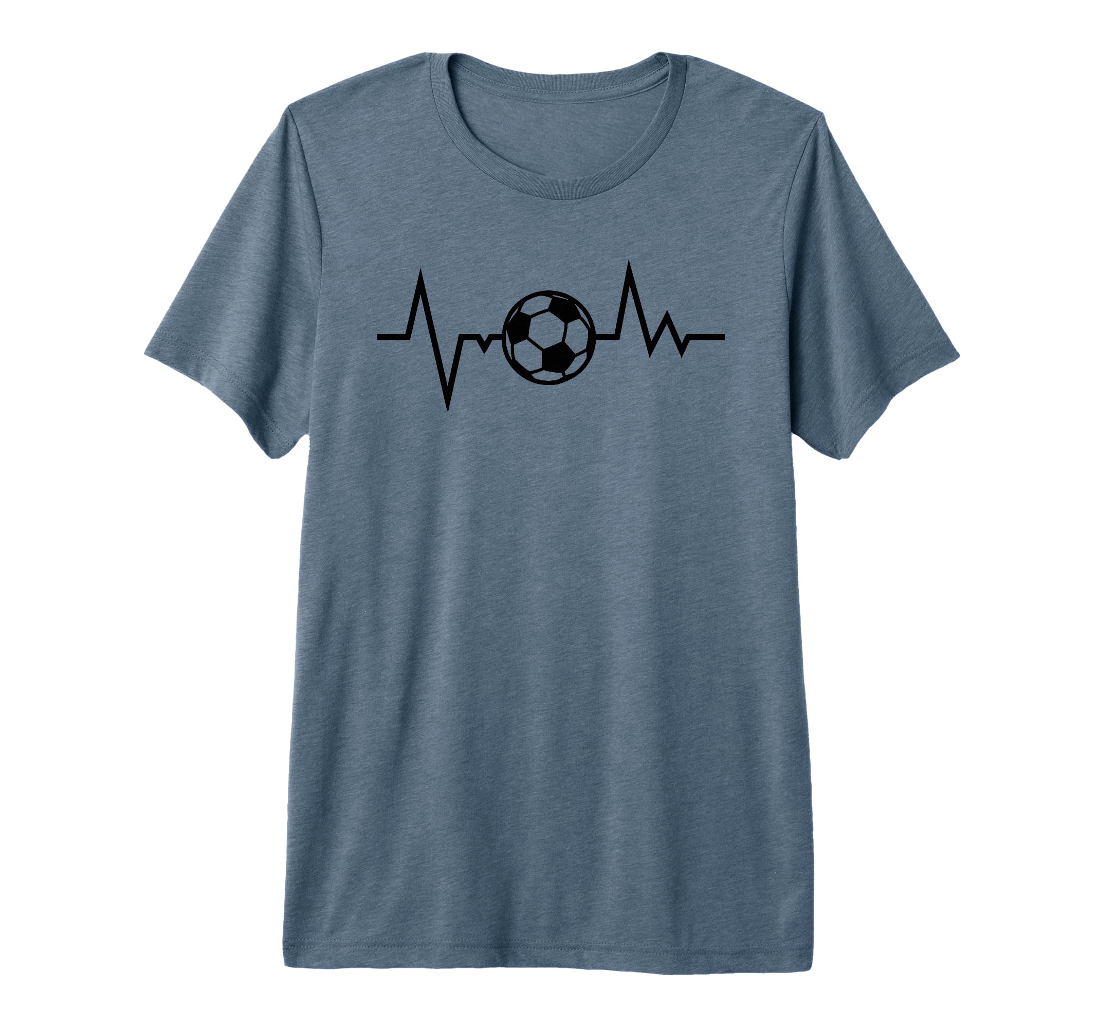 Soccer Heartbeat Funny Soccer Sports T-Shirt - Aesthetic Graphic Unisex - T-Shirt, Sweatshirt, Hoodie