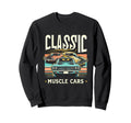 Muscle Car American Car Sweatshirt - Minimalist Print for Adults - T-Shirt, Sweatshirt, Hoodie