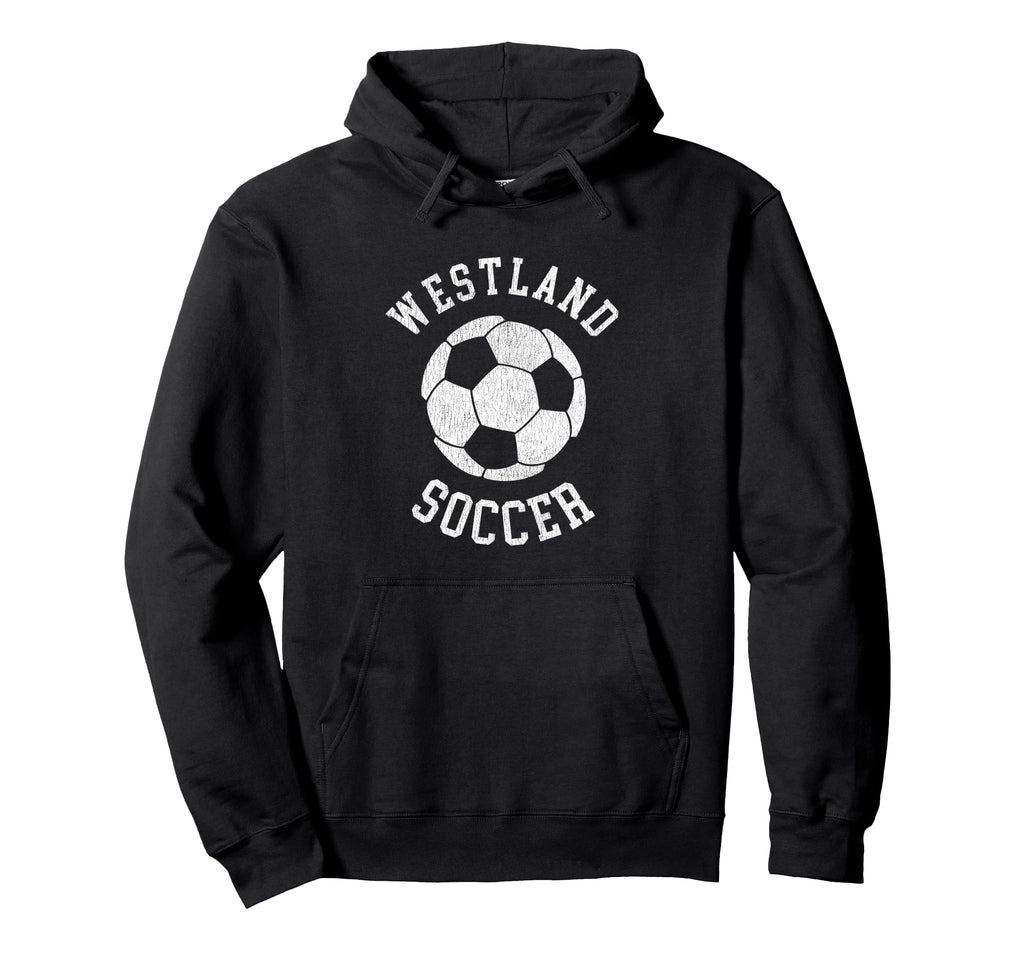 Westland Soccer Distressed 90S Hoodie - Aesthetic Graphic for Adults - T-Shirt, Sweatshirt, Hoodie