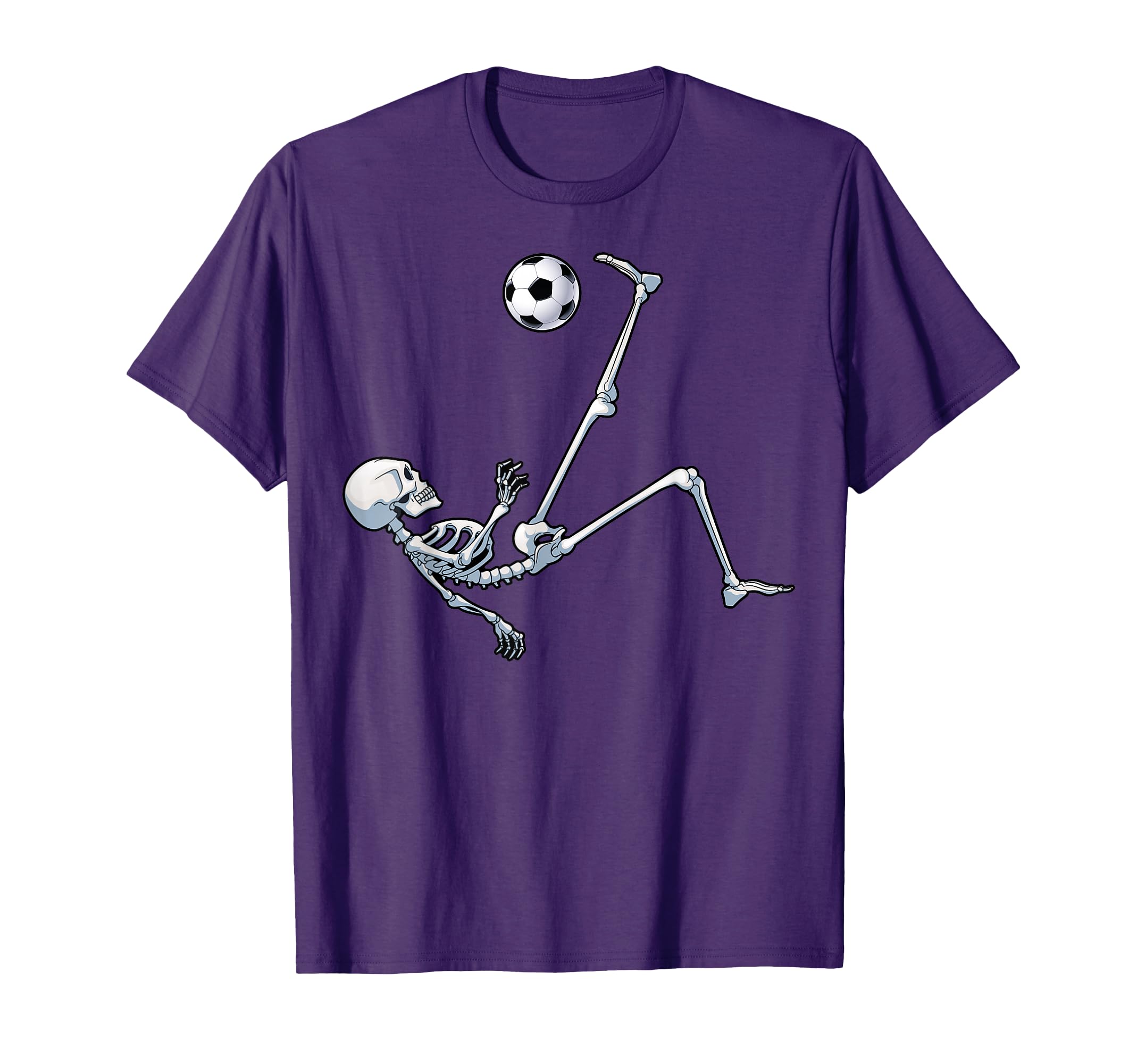 Skeleton Soccer Football Halloween Costume T-Shirt - Trendy Graphic Unisex - T-Shirt, Sweatshirt, Hoodie