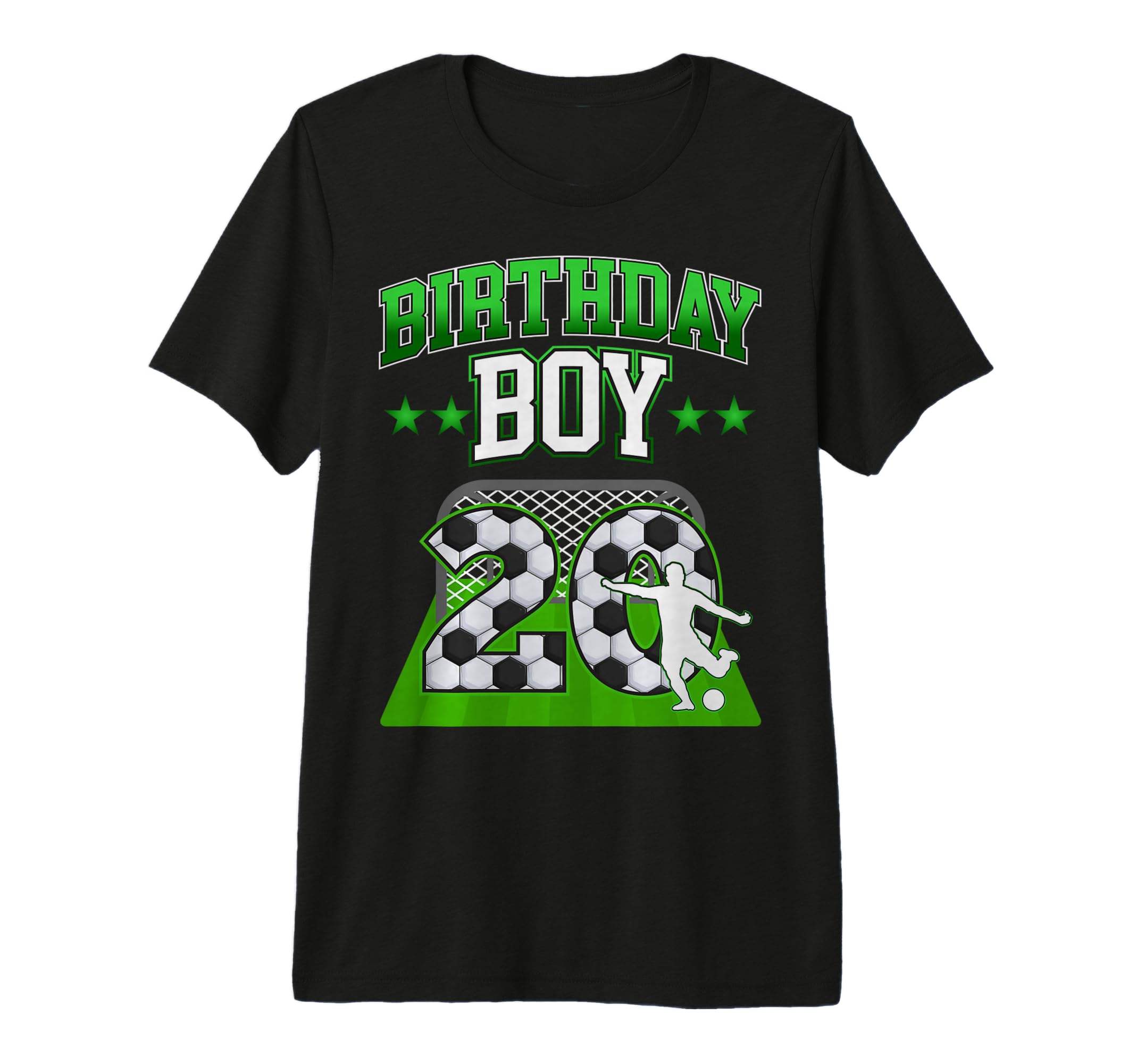 Soccer Themed Birthday Outfit 20 T-Shirt - Fun Novelty Design Men Women - T-Shirt, Sweatshirt, Hoodie