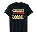 Dad Is Beach Soccer Coach Fathers Day T-Shirt - Custom Art Print Unisex - T-Shirt, Sweatshirt, Hoodie