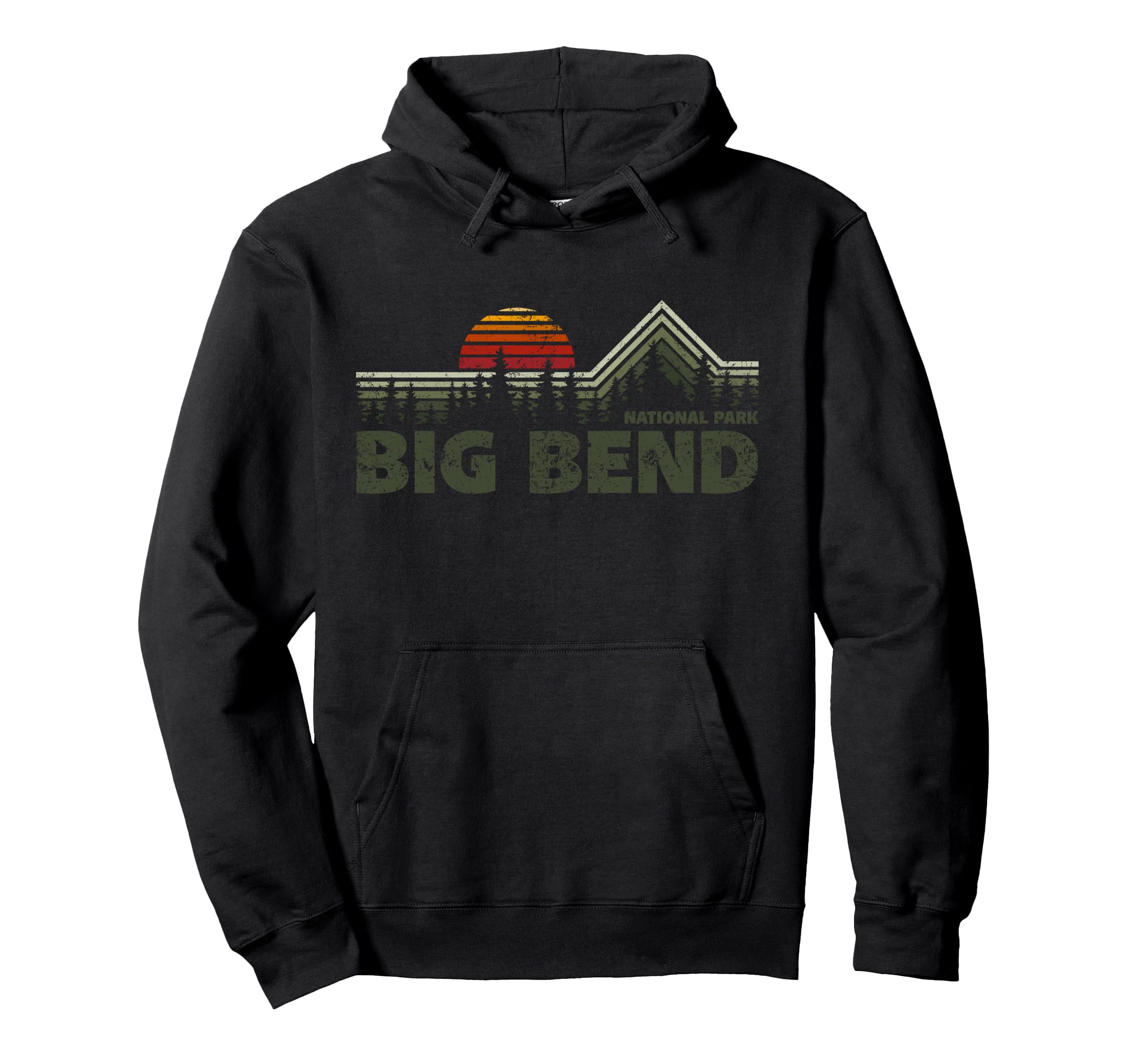 Big Bend National Park Texas Nature Hoodie - Aesthetic Graphic Unisex - T-Shirt, Sweatshirt, Hoodie