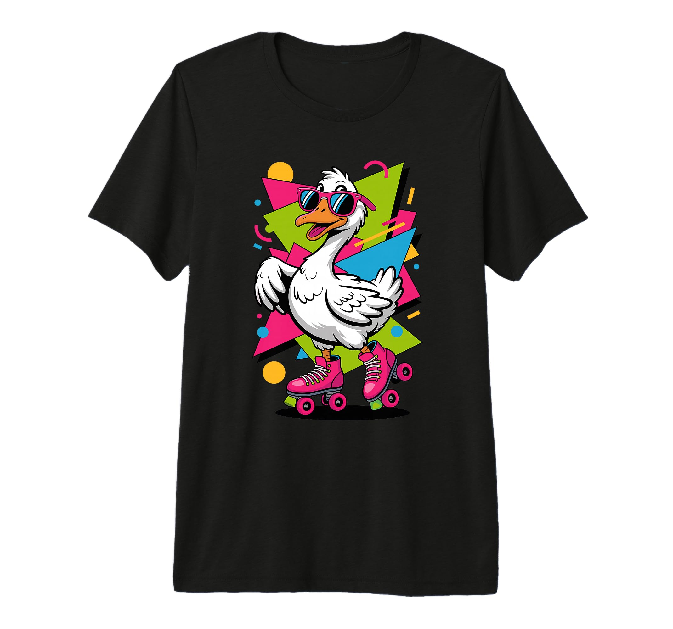 Silly Goose Roller Skates Skating Funny T-Shirt - Unique Graphic Unisex - T-Shirt, Sweatshirt, Hoodie